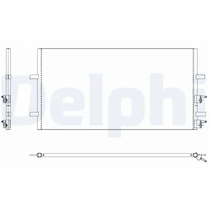 Радiатор кондицiонера delphi TSP0225640