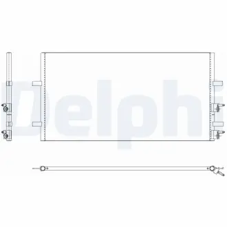 Радiатор кондицiонера delphi TSP0225640