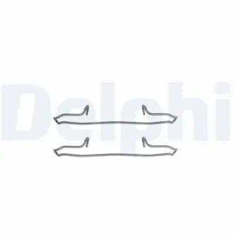 Ремкомплект гальмiвних колодок delphi LX0223