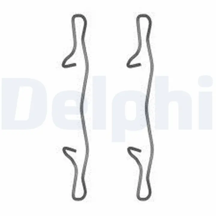 Ремкомплект гальмiвних колодок delphi LX0571