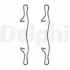 Ремкомплект гальмiвних колодок delphi LX0571