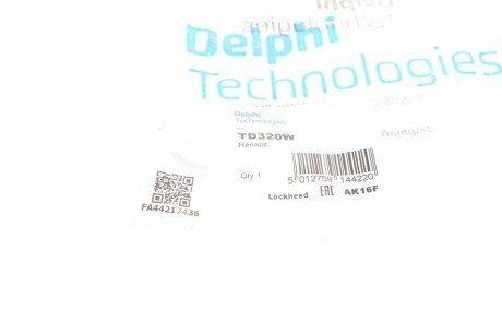 Сайлентблок переднего рычага delphi TD320W