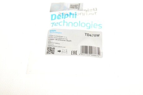 Сайлентблок переднего рычага delphi TD478W