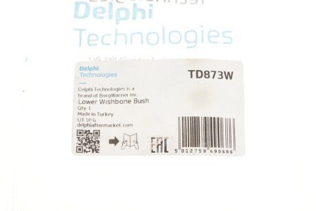 Сайлентблок переднього важеля delphi TD873W