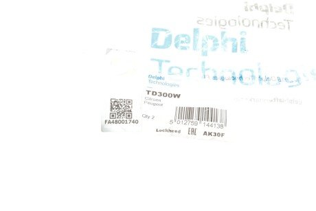 Сайлентблок переднего рычага передний (2 шт.) delphi TD300W