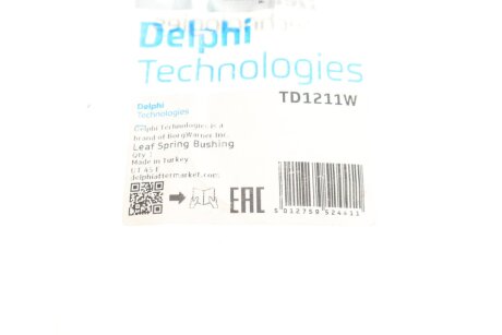 Сайлентблок (втулка) рессоры delphi TD1211W