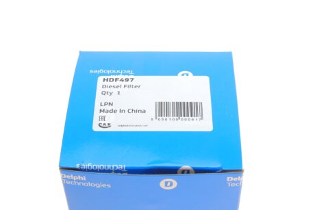 Паливний (топливный) фільтр delphi HDF497