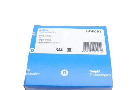 Топливный фильтр delphi HDF693