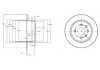 Тормозной диск delphi BG2635