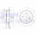 Тормозной диск delphi BG3662C