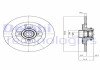 Тормозной диск delphi BG9025RS