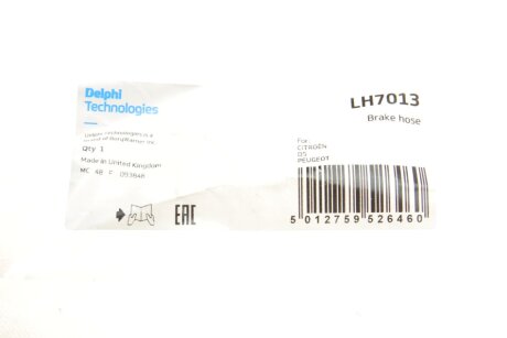 Тормозной шланг delphi LH7013