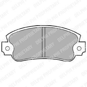 Тормозные колодки delphi LP353