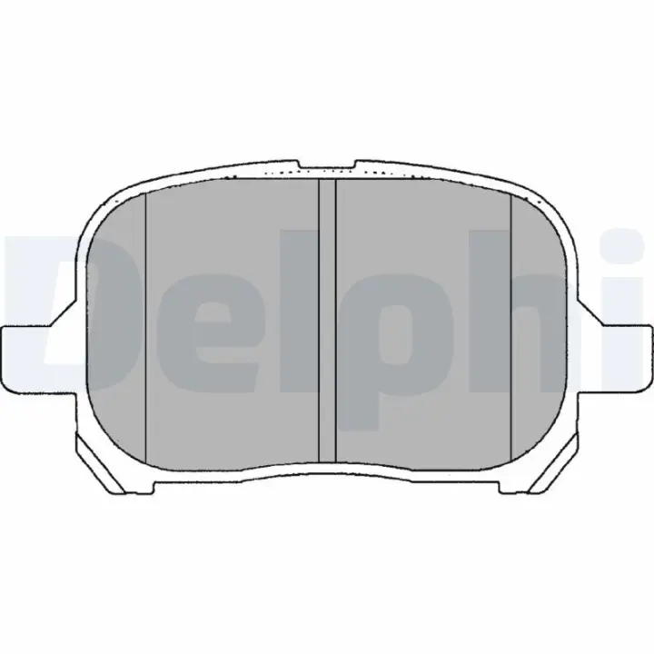 Тормозные колодки delphi LP1144