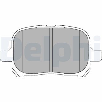 Тормозные колодки delphi LP1144 на Лексус Rx300