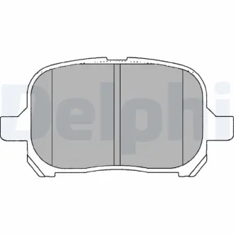 Тормозные колодки delphi LP1144