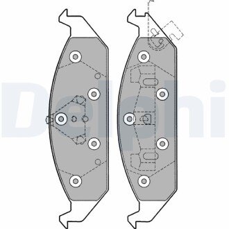 Тормозные колодки delphi LP1161