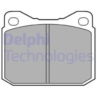 Тормозные колодки delphi LP117