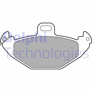 Тормозные колодки delphi LP1252