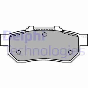 Тормозні (гальмівні) колодки Delphi LP1456
