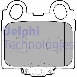 Тормозные колодки delphi LP1510