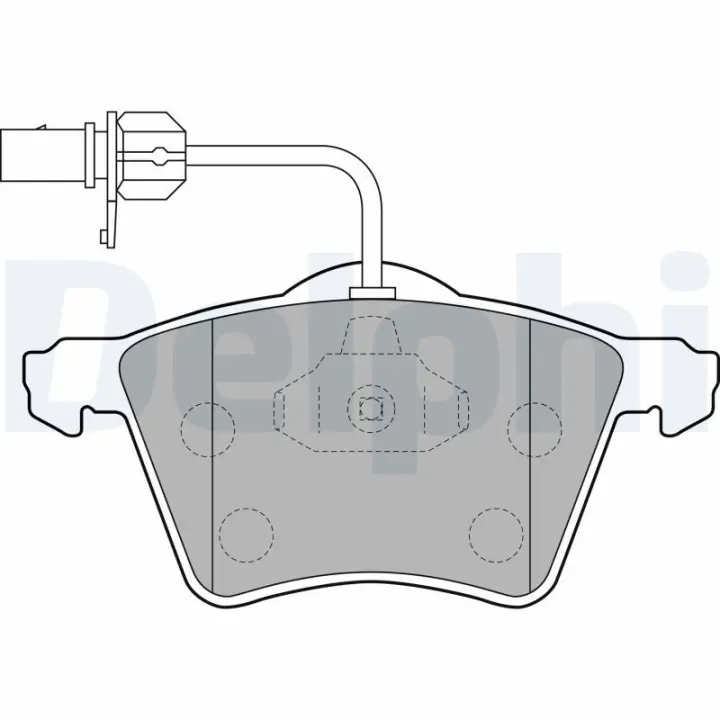 Тормозные колодки delphi LP1529