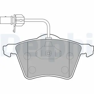 Тормозные колодки delphi LP1529