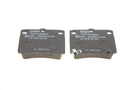 Тормозні (гальмівні) колодки delphi LP1546