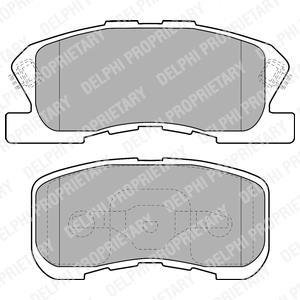 Тормозные колодки delphi ""LP1551"