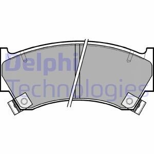 Тормозные колодки delphi LP1590