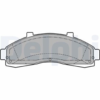 Тормозные колодки delphi LP1625 на Форд Эксплорер 2