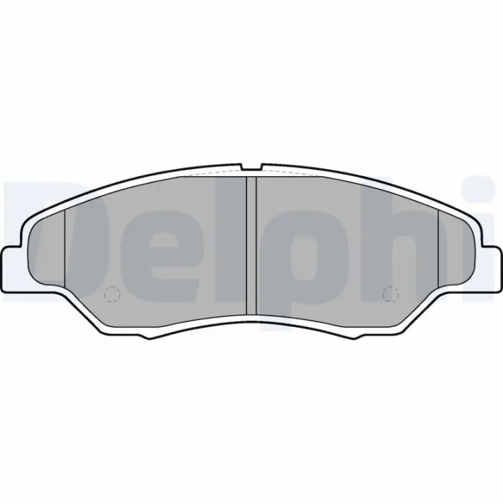 Тормозные колодки delphi LP1634