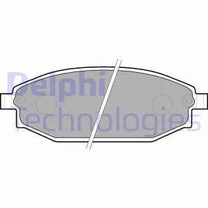 Тормозні (гальмівні) колодки Delphi LP1665