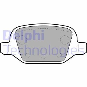 Тормозные колодки delphi LP1678