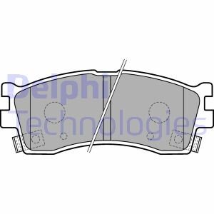 Тормозные колодки delphi LP1702