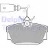 Тормозные колодки delphi LP1733