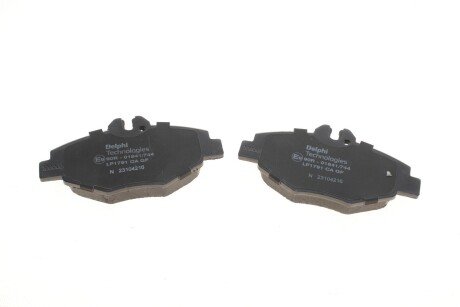 Тормозні (гальмівні) колодки delphi LP1791