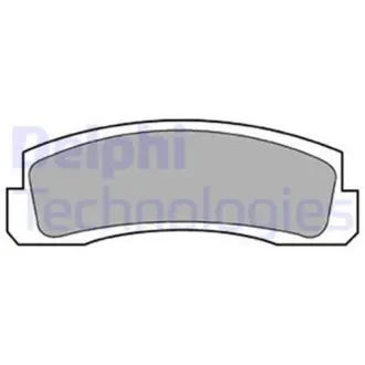 Тормозні (гальмівні) колодки Delphi LP189