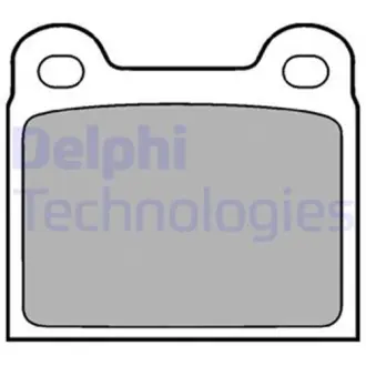 Тормозные колодки delphi LP18