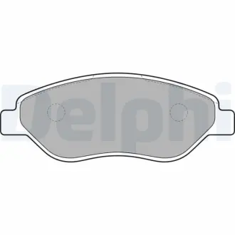 Тормозні (гальмівні) колодки Delphi LP2010