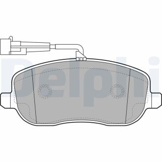 Тормозні (гальмівні) колодки delphi LP2024 на Фиат Крома 154