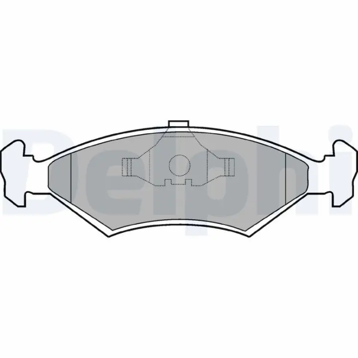 Тормозные колодки delphi LP204