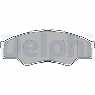 Тормозні (гальмівні) колодки delphi ""LP2060"