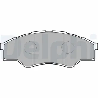 Тормозні (гальмівні) колодки Delphi LP2060