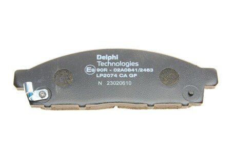 Тормозні (гальмівні) колодки delphi LP2074