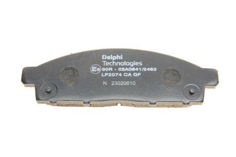 Тормозні (гальмівні) колодки delphi LP2074