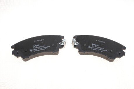 Тормозні (гальмівні) колодки delphi LP2081