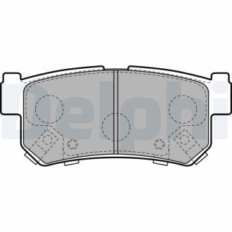 Тормозные колодки delphi LP2127