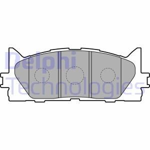 Тормозні (гальмівні) колодки delphi LP2169