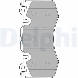 Тормозные колодки delphi LP2187